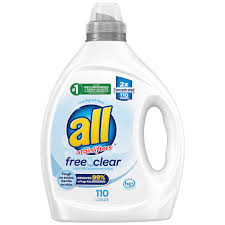 all liquid laundry detergent clear for