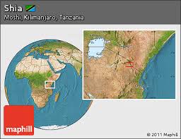 free satellite location map of shia