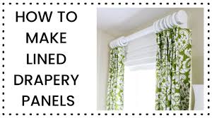 how to make lined dry panels you