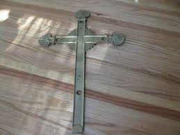 Large Metal Cross For The Wall Vintage