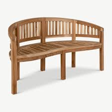 Cabo Wooden Outdoor Bench Natural Teak