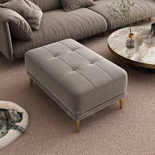 light luxury fabric sofa stool living
