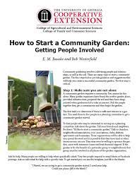 How To Start A Community Garden