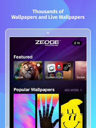 zedge wallpapers on the app