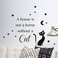 Home Decor Line Cat Silhouette Wall