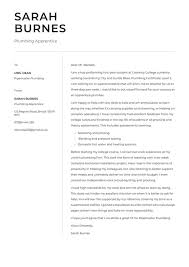 appiceship cover letter exles