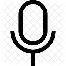 How to fix a microphone not working in zoom. Mic Icon Of Line Style Available In Svg Png Eps Ai Icon Fonts