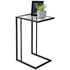 Home Essentials Sofa Table With Glass