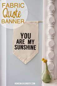 how to make a hanging banner with a