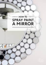 How To Spray Paint A Mirror Step By
