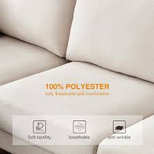 polyester modern l shaped sofa seat