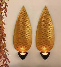 Metal Wall Sconce Candle Holder Wall