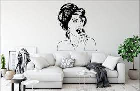 Afro Girl Wall Decal Strong Beautiful