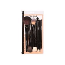 coringco chic black make up brush set 8 pcs