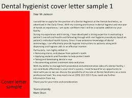 Appealing Sample Cover Letter For School Nurse Position    On Dental  Hygiene Cover Letter Sample with 