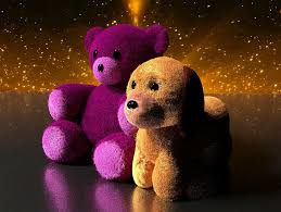 hd wallpaper teddy bear puppy toys