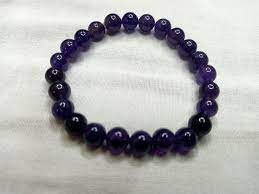 round beads purpole emathis bracelet