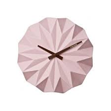 Karlsson Origami Wall Clock Pink 50
