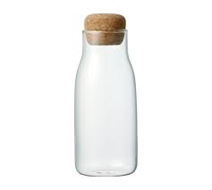Kinto Bottlit Glass Bottle With Cork