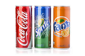 soft drink coca cola sprite and fanta