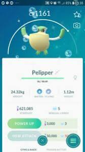 Details About Shiny Pelipper Wingull Evolution Trade Pokemon Go