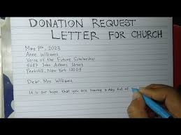 write the perfect donation letter