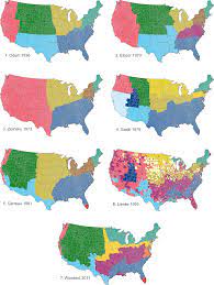 american cultural regions mapped