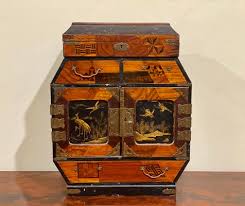 antique chinese inlaid wood jewelry box