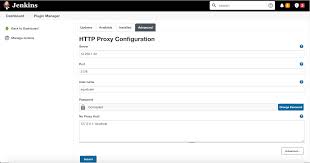 setting up proxy authentication in