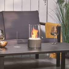 Round Bioethanol Tabletop Fireplace