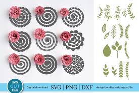 rolled flowers svg 9 rolled paper