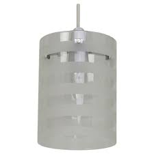 Clear Glass Cylinder Pendant