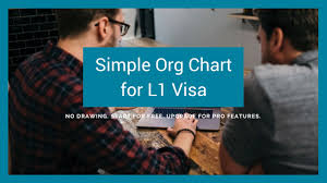 Simple Org Chart For L1 Visa Application Org Chart