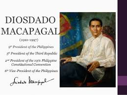 Diosdado Macapagals Biography Ppt