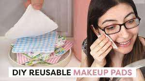 diy reusable makeup remover pads cut