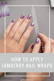 jamberry nail wrap application