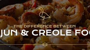 difference between cajun creole food