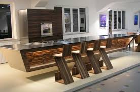 This kitchen used a backlit honey onyx bar and sculptural granite and timber island creating a breathtaking kitchen design! Kitchen Islands Kitchen Island Designs Ideas Pictures 15 The Most Unusual