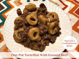 one pot tortellini with ground beef