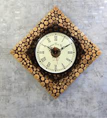 Solid Wood Square Og Wall Clock