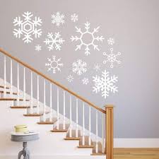 Snowflake Wall Decals Winter