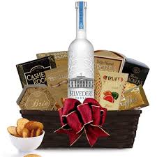 send belvedere vodka gift basket