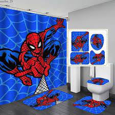 Spiderman Marvel Bathroom Set 4pcs