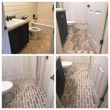 how to update your bathroom floor tiles