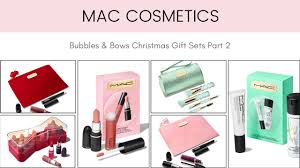 mac cosmetics bubbles bows christmas
