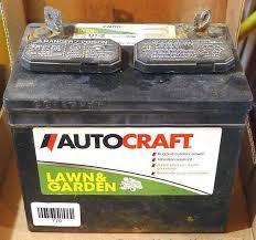 autocraft lawn garden battery no u1