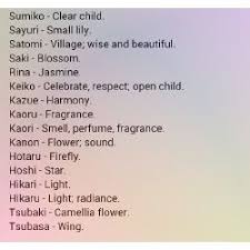 That's why we decided to update our list of kawaii/cute she does little at home other than eating potato chips, drinking soda and playing video games. What Should Your Japanese Name Be Girls Only Japanese Names And Meanings Japanese Words Japanese Names