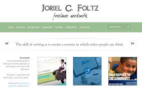 Freelance writer website template        Original 