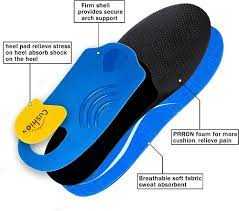 Arch Support Insertion Plantar Fasciitis Relieves Insoles Flat Feet  Orthopedic Insoles Shock Absorption Comfortable High Arch Men and Women :  Amazon.co.uk: Fashion