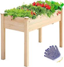 Tmee 4ft Raised Garden Bed With Legs